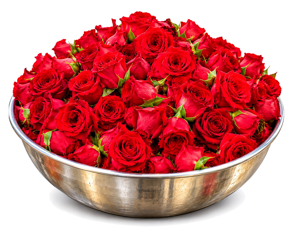 Bulk Red Rose Flowers - 3 kg Bulk Pack